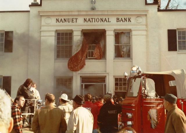 Photo from the past. Nanuet National Bank Fire. Sometime during the 70ths.
Photo by Vincent P. Tuzzolino